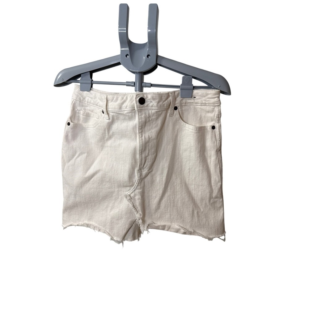 Abercrombie and Fitch White denim Skirt Women's Size 8
